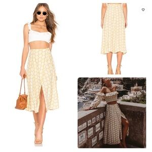 Faithfull The Brand Marieta Floral Wrap Skirt